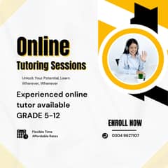 Experienced Online Tutor Available for All Grades & Subjects.