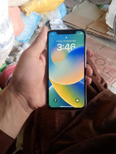 Iphone x 64 gb pta  official approved 6