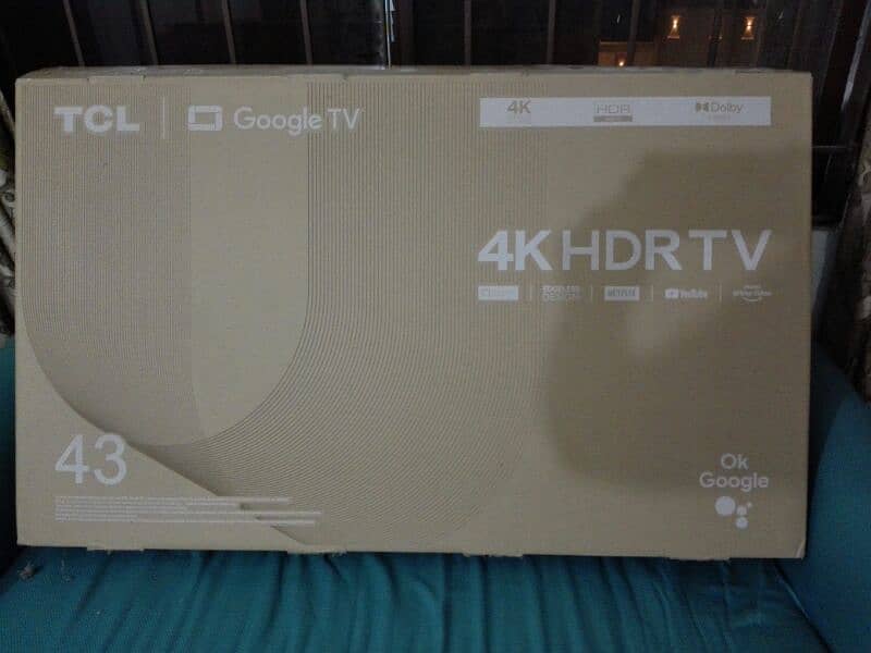 TCL P635 Android Google 43 inch 4K UHD LED Tv Slightly used cond 10/10 5