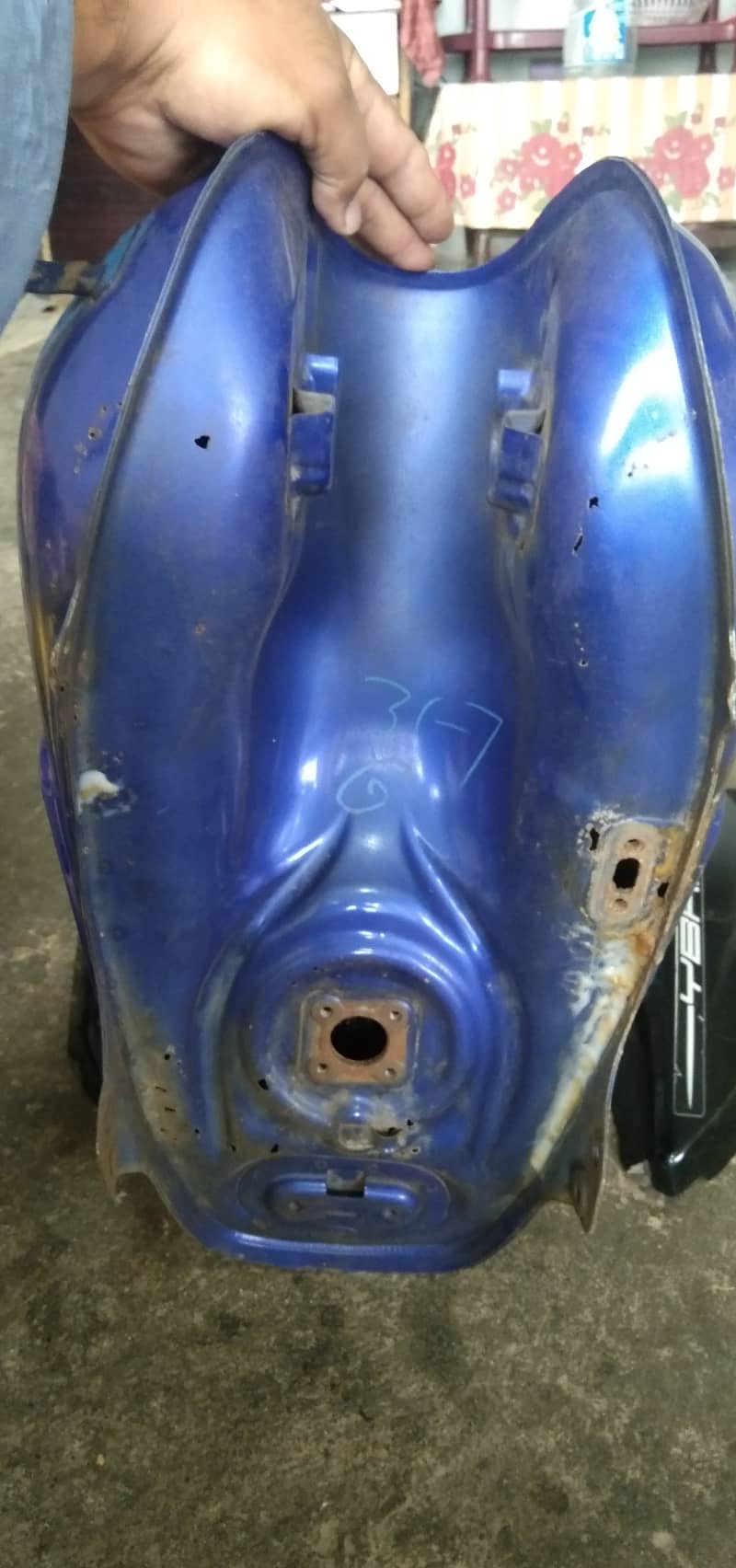 YBR Fuel Tank Blue color 0