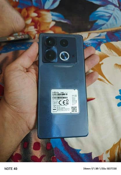 infinix note 40 new mobile full veranty dabba charger 5 day only use 2