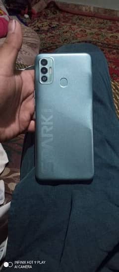 Tecno spark 7 10/10 condition white box