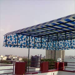 fiber shades / fiberglass shades / fiber glass shade / parking shade