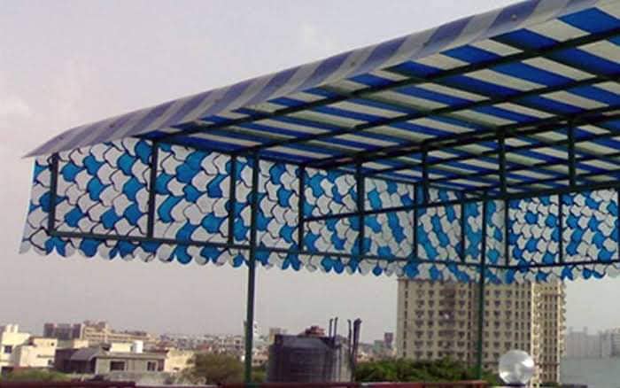 fiber shades / fiberglass shades / fiber glass shade / parking shade 8