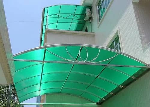 fiber shades / fiberglass shades / fiber glass shade / parking shade 6