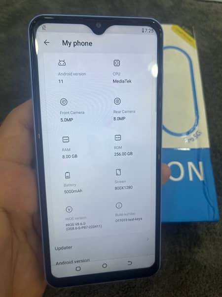 Tecno camon 20pro 5g 8/256 3