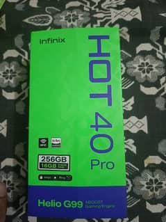 Infinix Hot 40 pro 8+8/128 new dabba pack