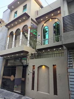 4.25 Marla Brand New Double Story House For Sale Hanif Marriage Hall Misryal Road.