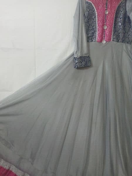 BEAUTIFUL GREY MAXI FOR GIRLS 0