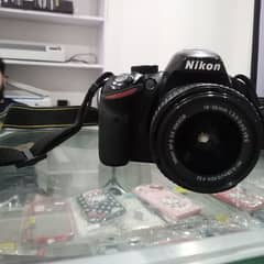 DSLR Camera for sale D3200 with Flashgun and lens