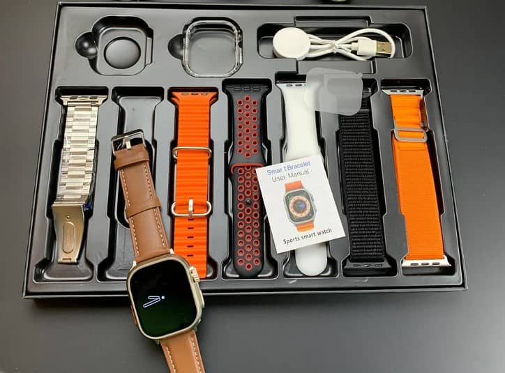 Smart Watch DT900 ULTRA Original, Bluetooth Calling, 7 unique straps 2