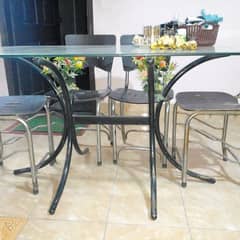 iron rod dining table