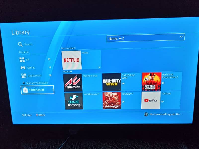 ps4 fat 1 tb with 2 controllers and games 6