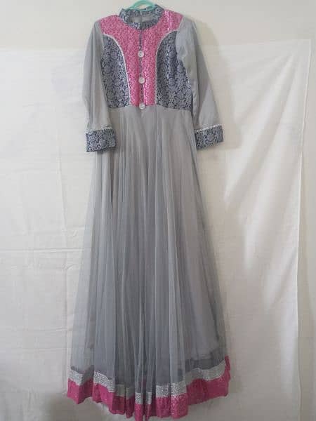 BEAUTIFUL GREY MAXI FOR GIRLS 1