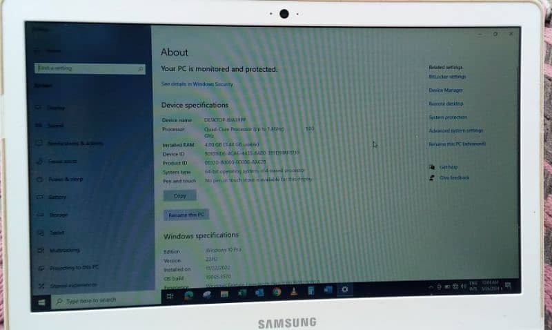 Samsung Note Book Model NP905S3G 1