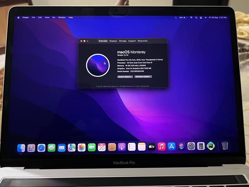 macbook pro 2016 4