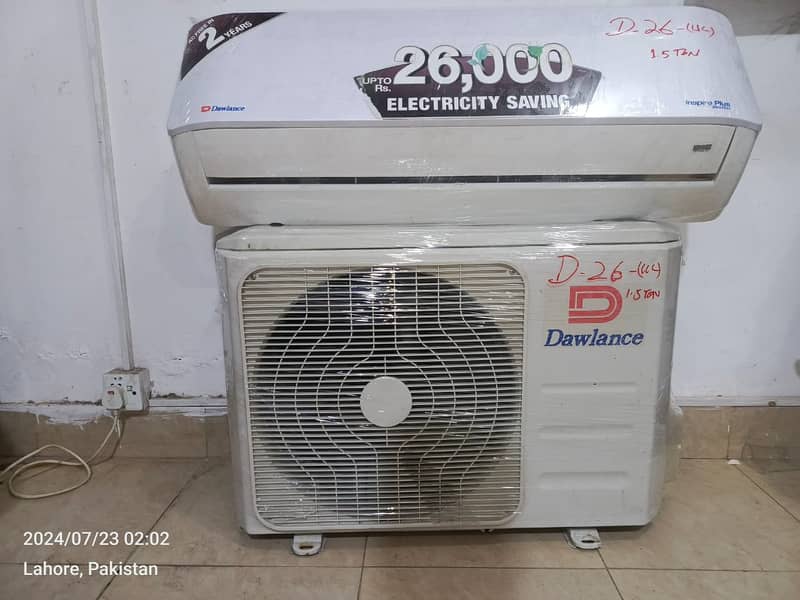 Dawlance 1.5 ton dc inverter D26uc (0306=4462/443) loshaa set 0