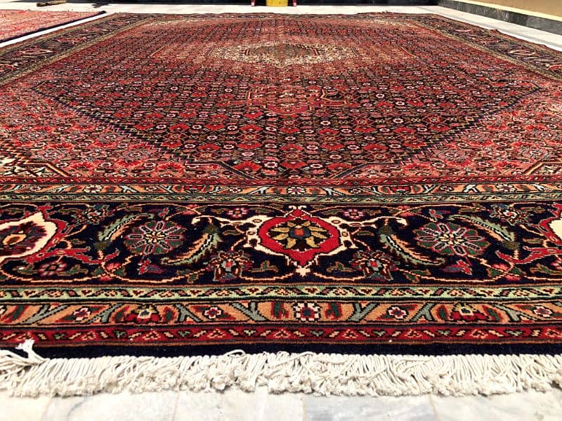 handmade Persian Tabriz Rug | Qaleen Large Rug | Irani mahi Rug 1