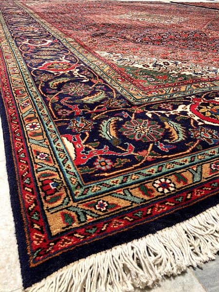 handmade Persian Tabriz Rug | Qaleen Large Rug | Irani mahi Rug 3