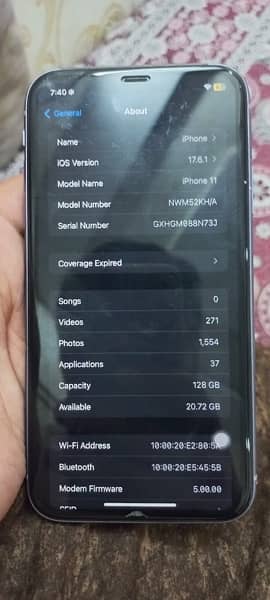 Iphone 11 non PTA 6