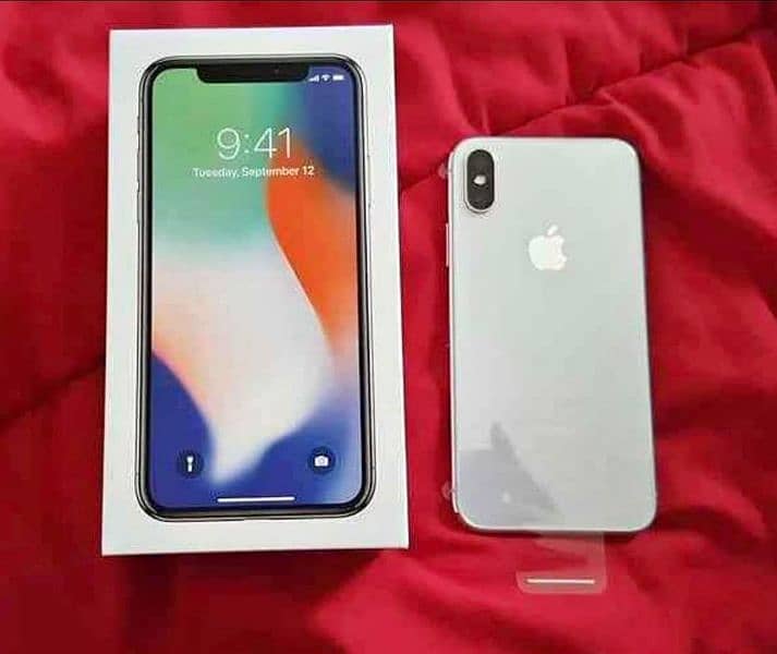 iPhone X Stroge/256 GB PTA approved for sale 03269200=962 0