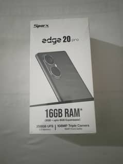 Sparx edge 20 Pro 8+8 16GB Ram 256GB