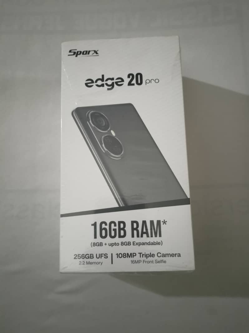 Sparx edge 20 Pro 8+8 16GB Ram 256GB 0