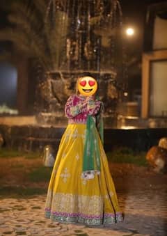 mehndi Lehnga