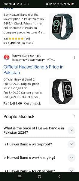 Huawei band 6 original for sale 2