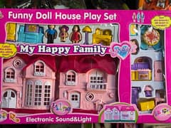 Big size Doll house light and musci