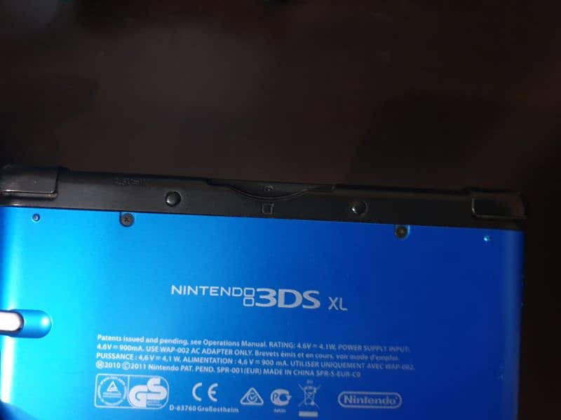 Nintendo 3ds XL royal blue jailbroken 32gb memory card 1