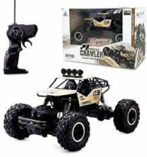 New) Remote-Control Rock Crawler Alloy Material Off-Road Rock Crawler 0