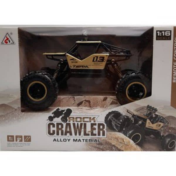 New) Remote-Control Rock Crawler Alloy Material Off-Road Rock Crawler 1