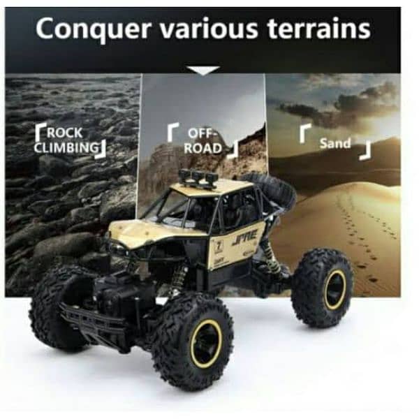 New) Remote-Control Rock Crawler Alloy Material Off-Road Rock Crawler 3