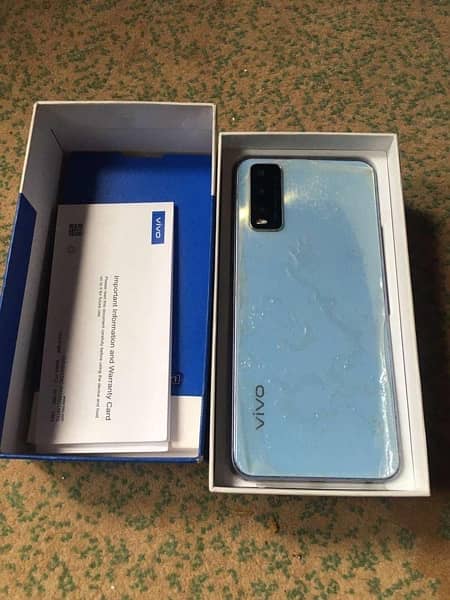 Vivo y20. . . . . with box charger. . 1