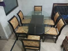 Dining Table 6 chairs set