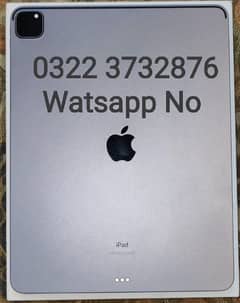 iPad Pro M1 5th Generation 256GB 12.9 Inch =  Watsapp 03223732876 0