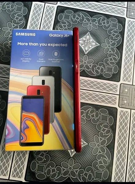 Samsung j6 puls 3 GB 32 GB with box all okay condition 10 by 9 3