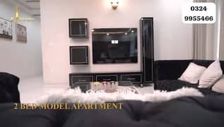 02 Bed Ready To Move Furnished Apartment 970 SQ. FT Available On Instalments For Sale