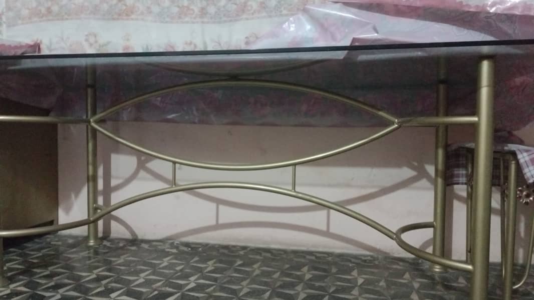 Glass Top Dining / Dining Table|Luxury Dinning | 8 Chairs Dining Table 7