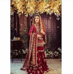 Raw silk bridal dress