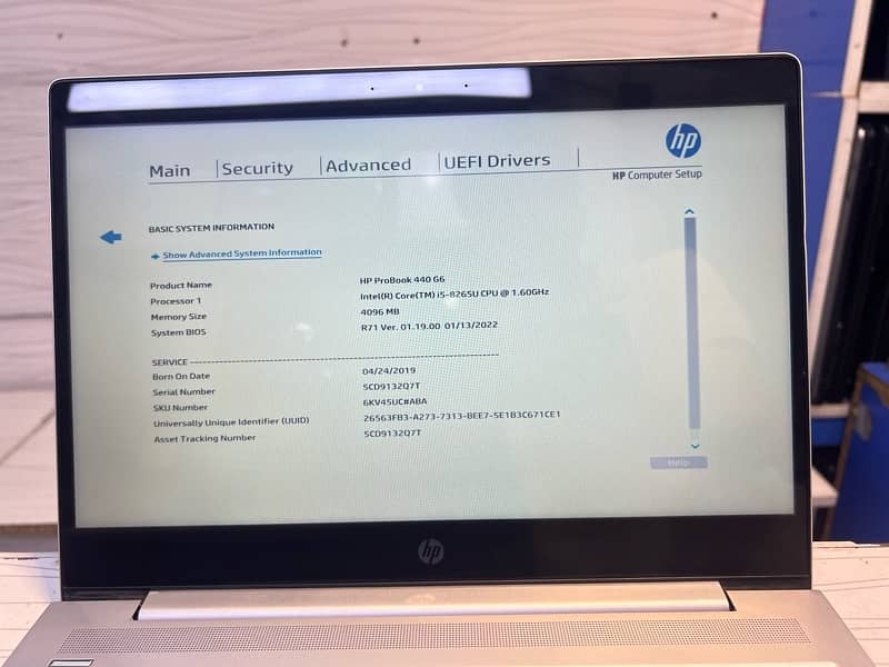 Hp 440 G6 Core i5 8th Gen in Touchscreen 0