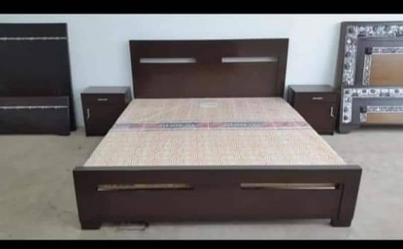 Simple and dicent king size double bed only 0312 0791309 1