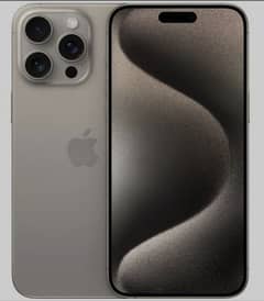 I phone 15 pro max natural titanium 512gb