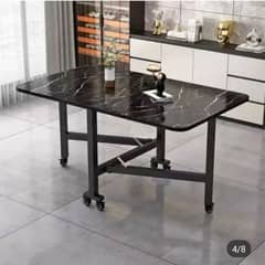 foldable dining round table and square table,