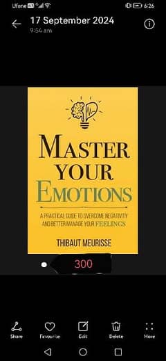 master your emotions