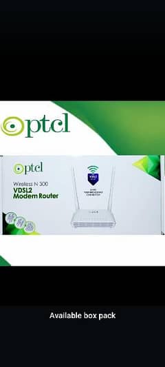 Ptcl Dlink wifi router box pack