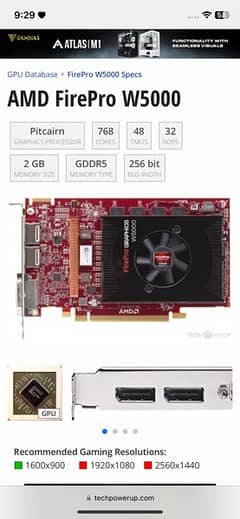 AMD FirePro W5000