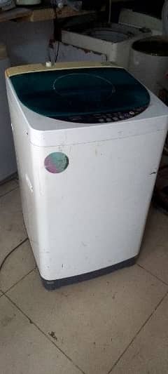 Haier 8 kg automatic washing machine.