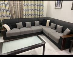 sofa L shape 6 seater